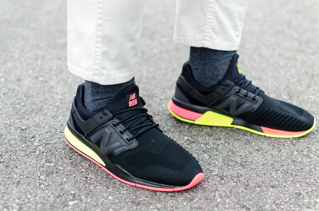 new balance 247 v2 black solar yellow