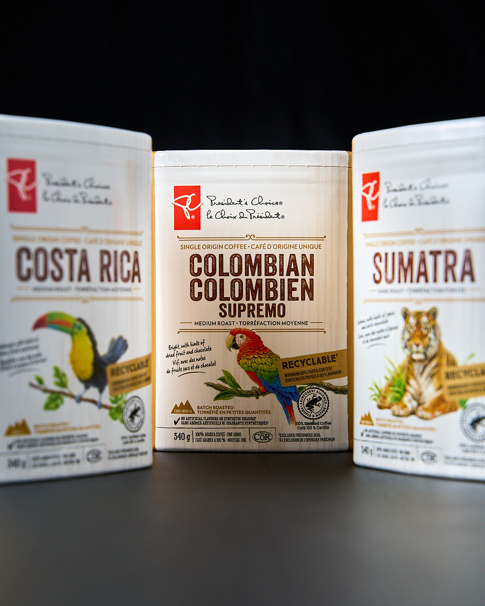 President’s Choice coffee is now available in new sustainable packaging