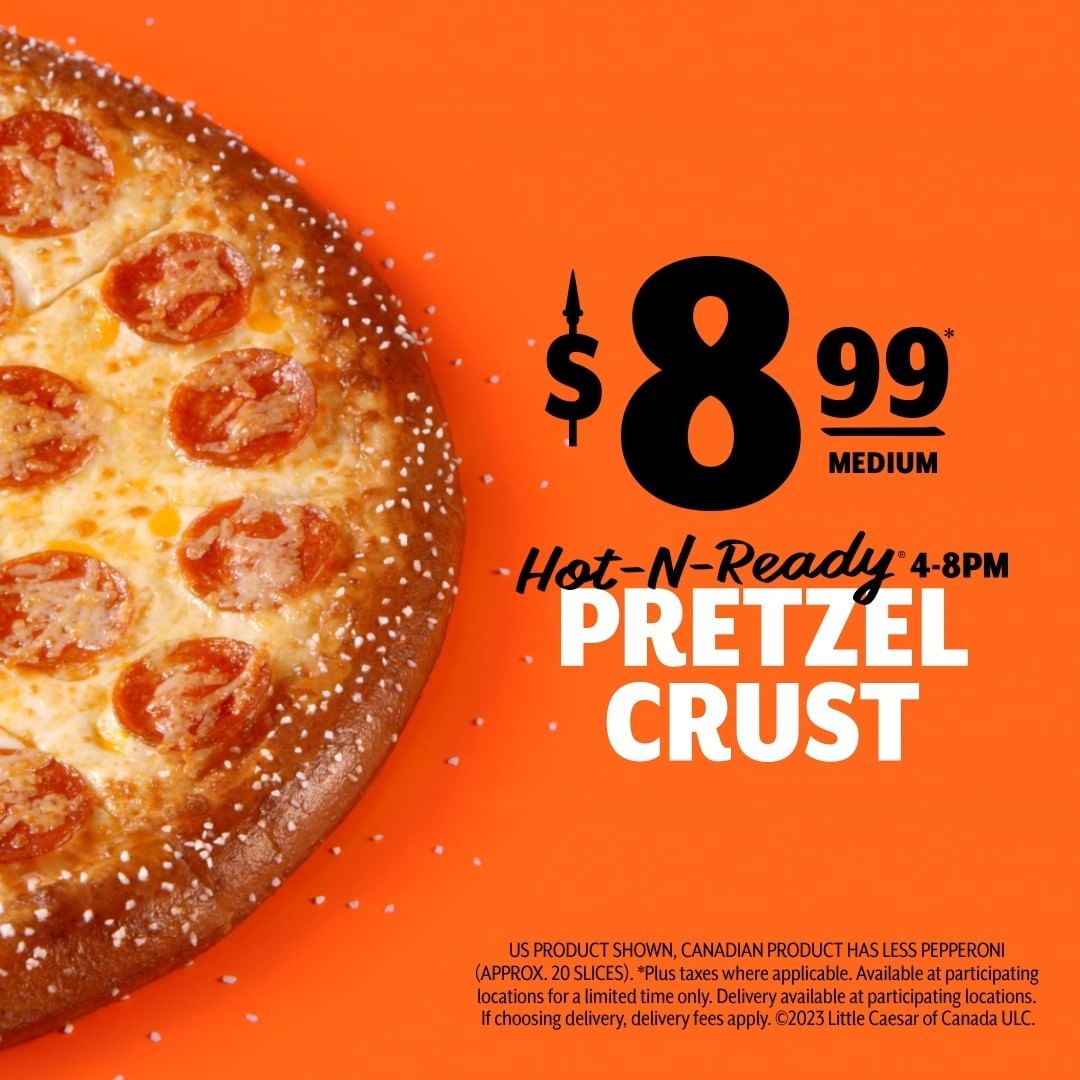 Exciting Pizza Alert Little Caesars Pretzel Crust Pizza is Back