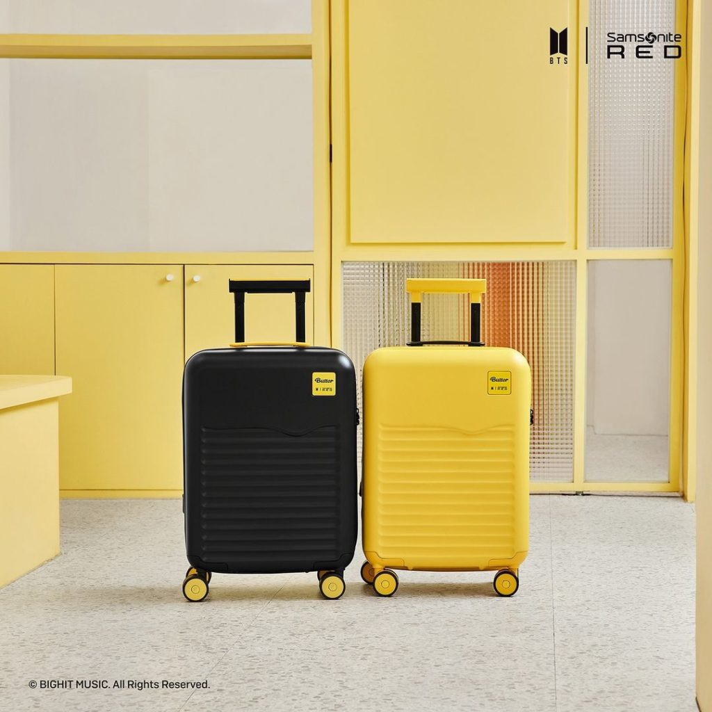 Samsonite RED x BTS Butter Luggage Collection - Hello Vancity